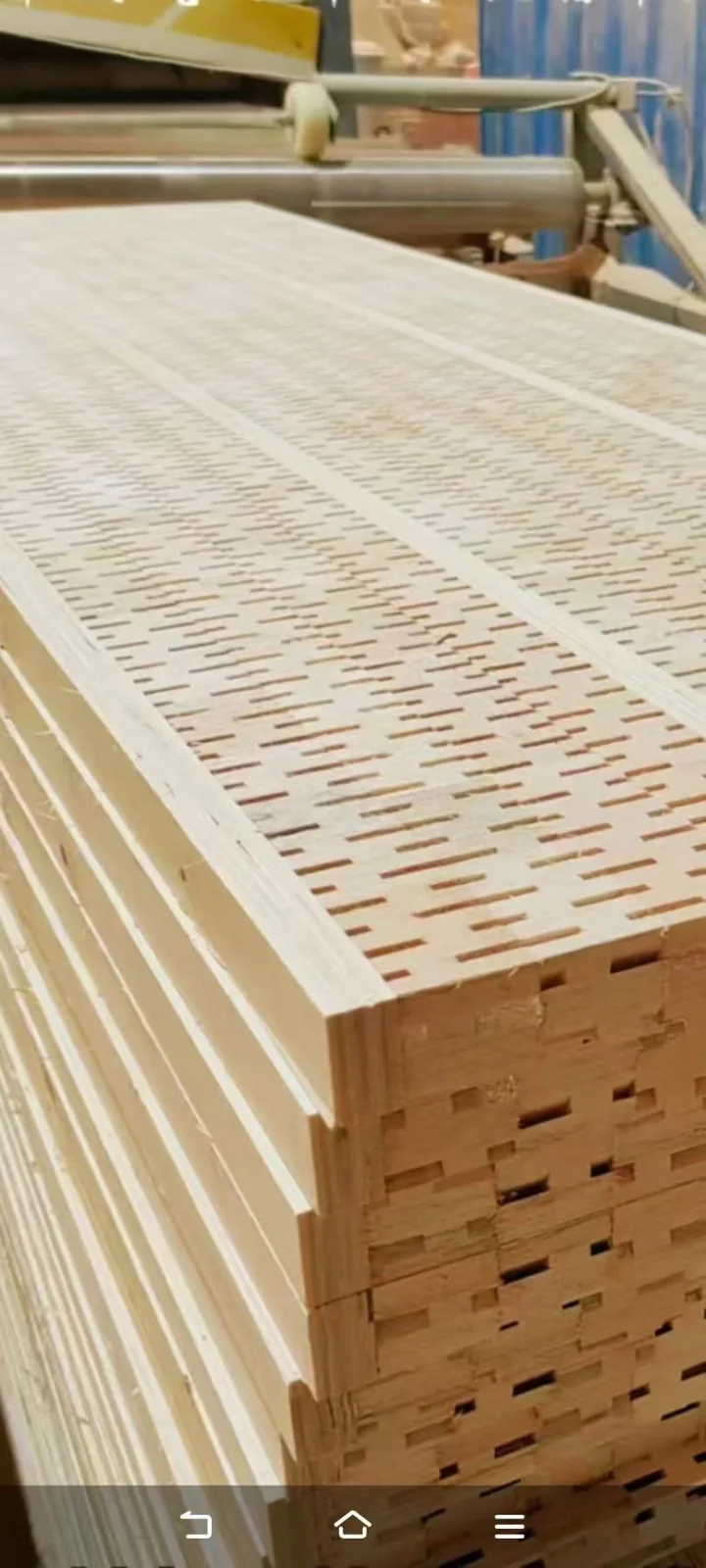 Stacked prepared internal door components