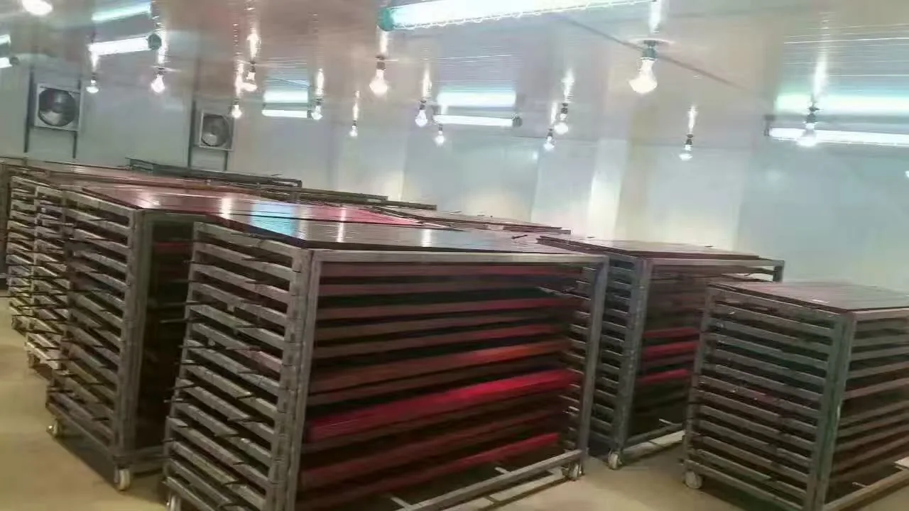Multiple door panels on workshop racks